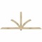 Ekena Millwork Redmond Rough Sawn Timber Gable Bracket, Douglas Fir, 96"W x 40"H x 2"D x 4"F, 10/12 Pitch GBW096X40X0204RED00RDF - alternate 1
